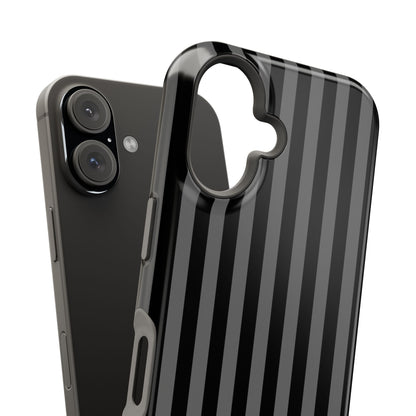 Custom Initials Twilight Stripes iPhone Case