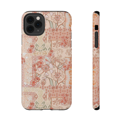 Peachy Paisley iPhone Case