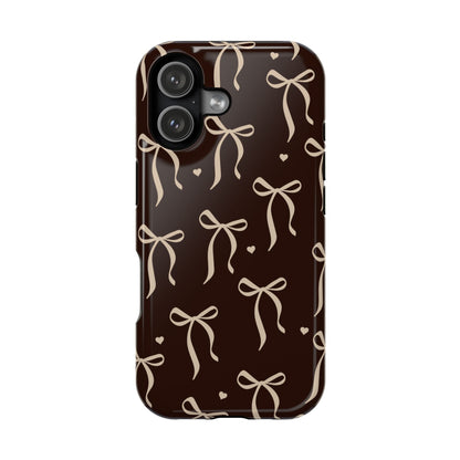 Chocolate Bows iPhone Case