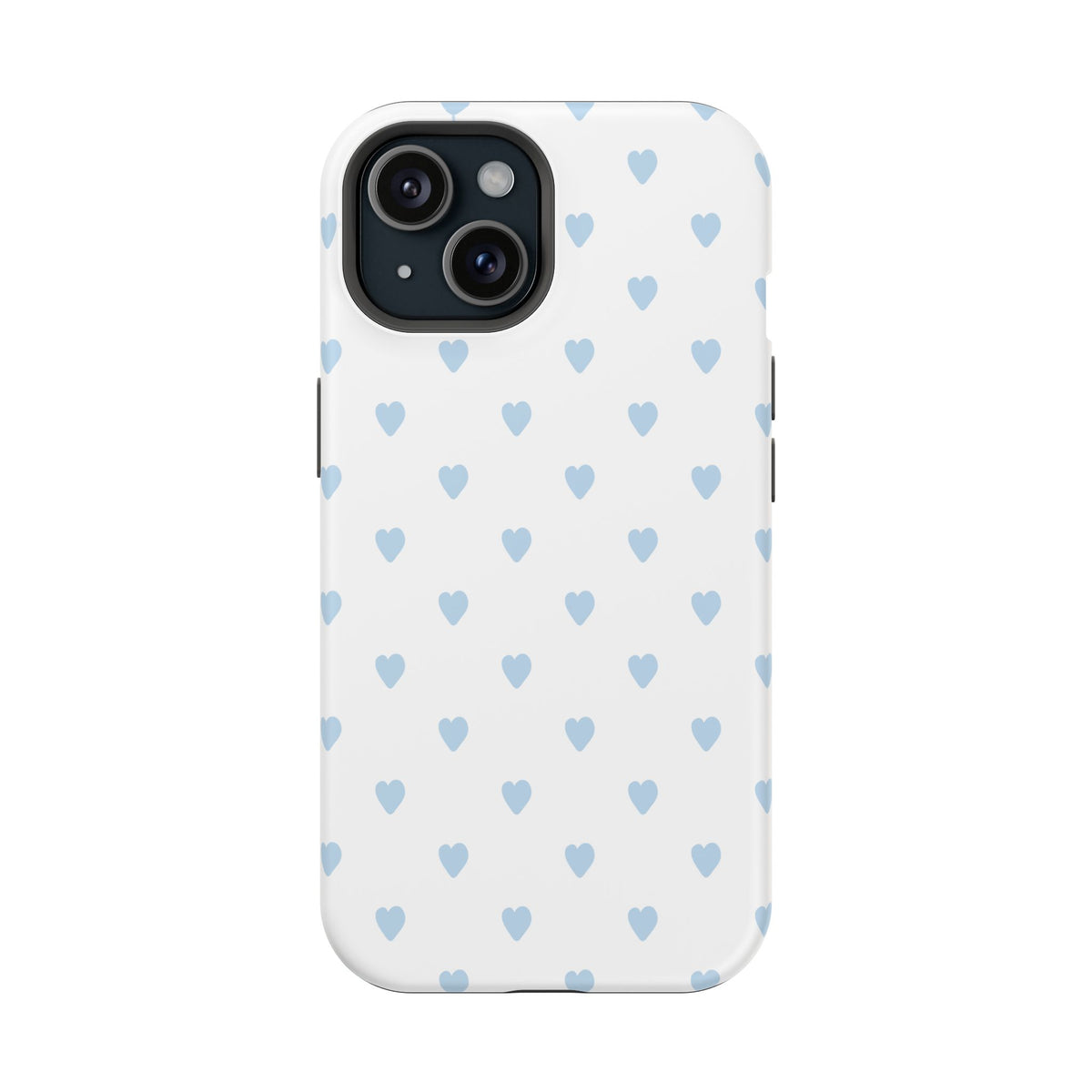 Blue Little Hearts iPhone Case