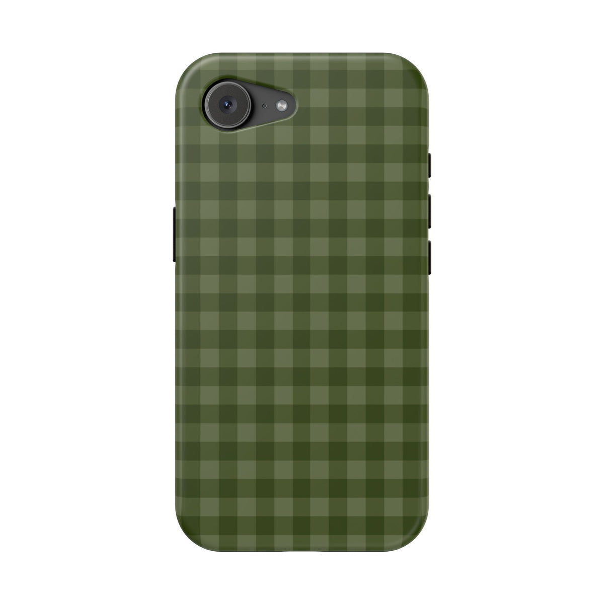 Green Gingham iPhone Case