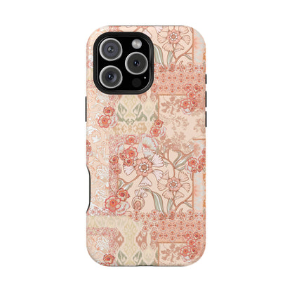 Peachy Paisley iPhone Case