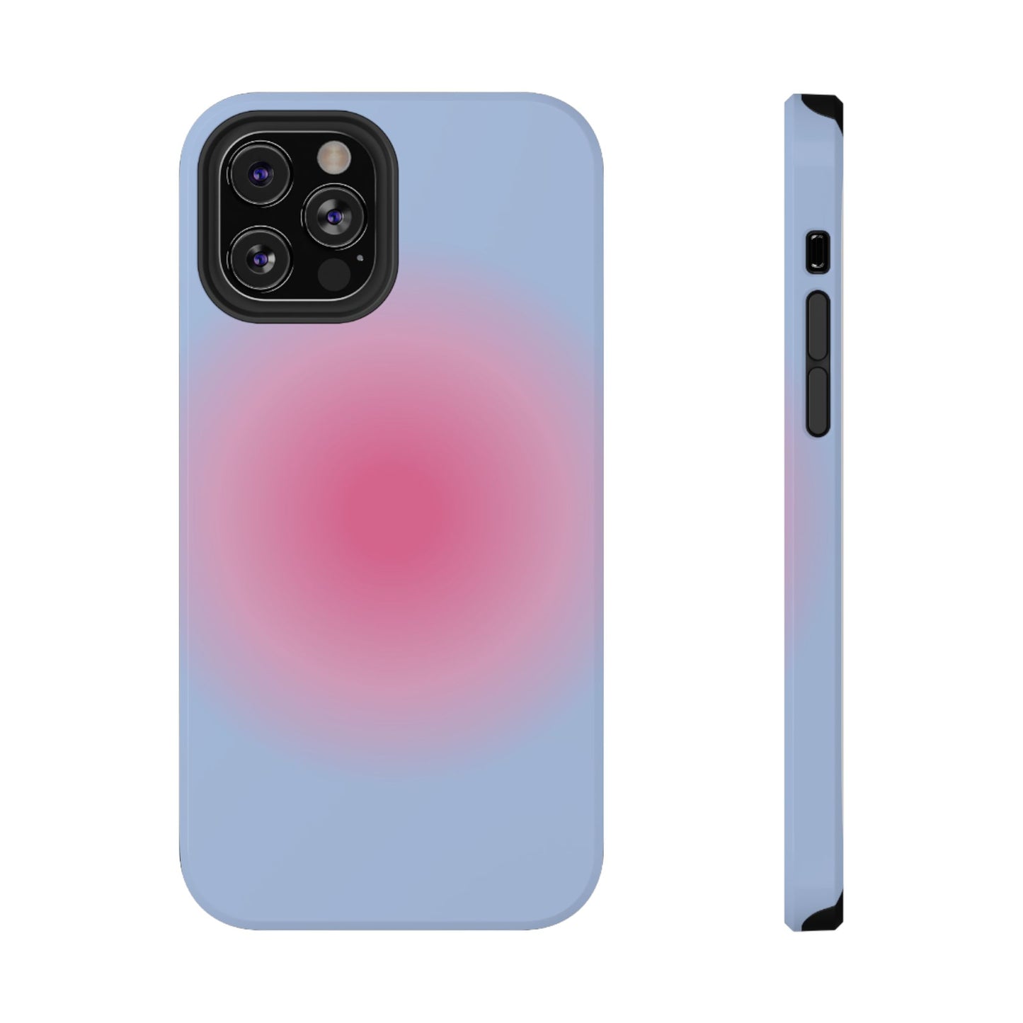 Pink & Blue Aura iPhone Case