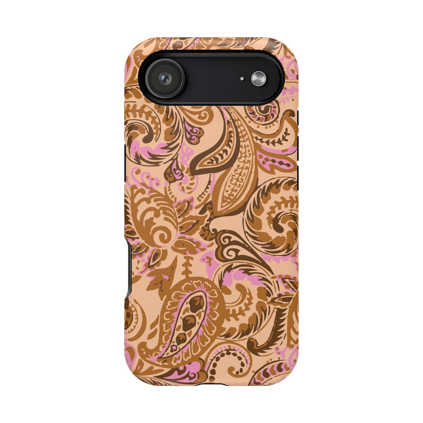 Honey Rose Paisley iPhone Case
