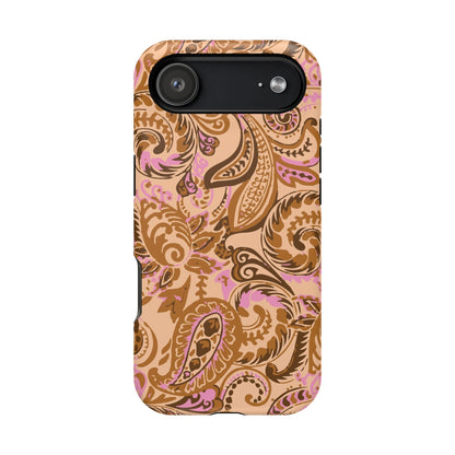 Honey Rose Paisley iPhone Case