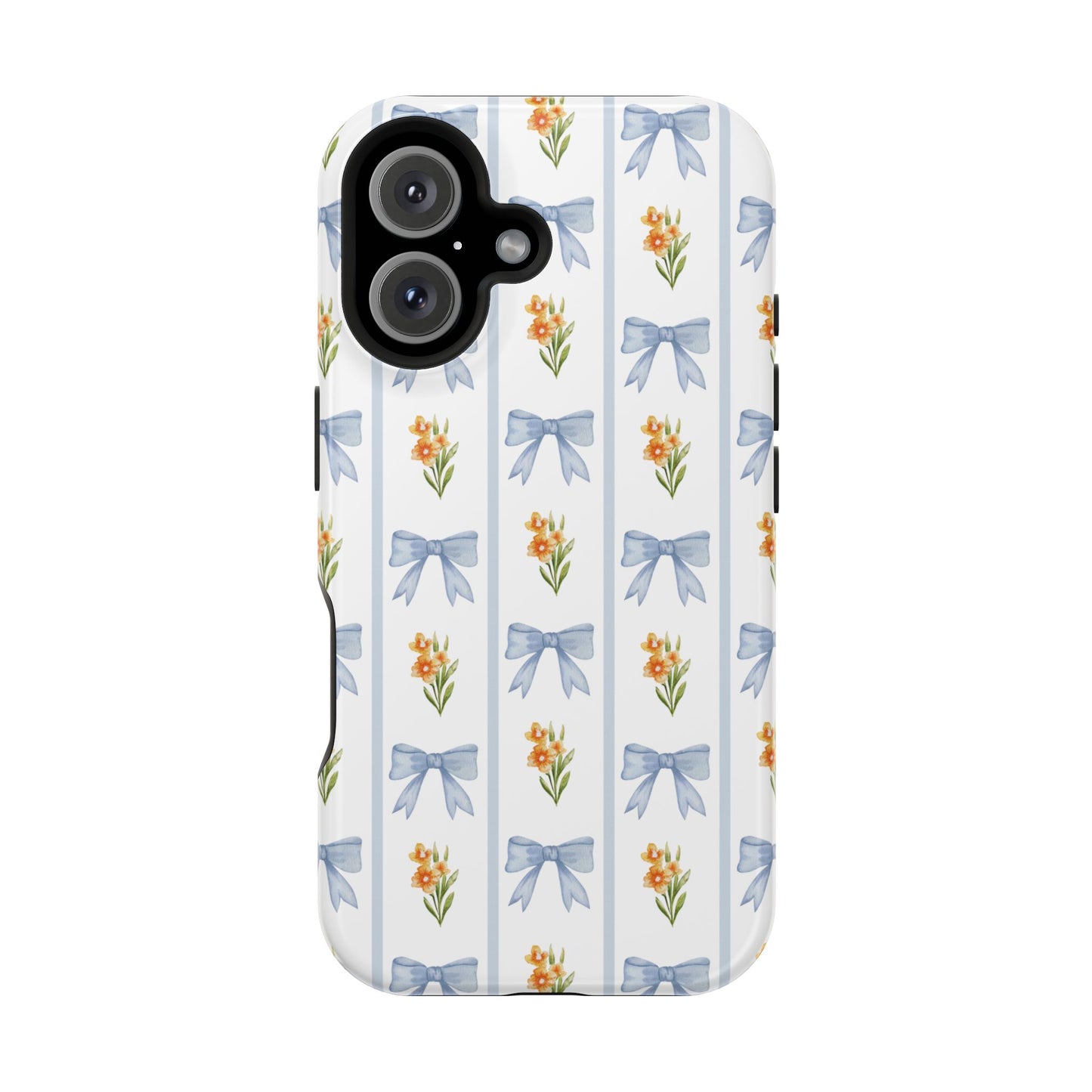 Blue Bows iPhone Case