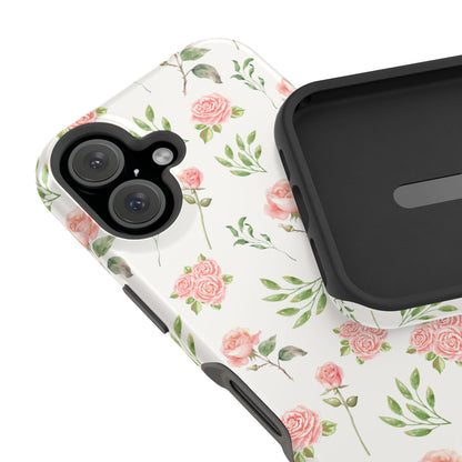 Pink Vintage Roses iPhone Case