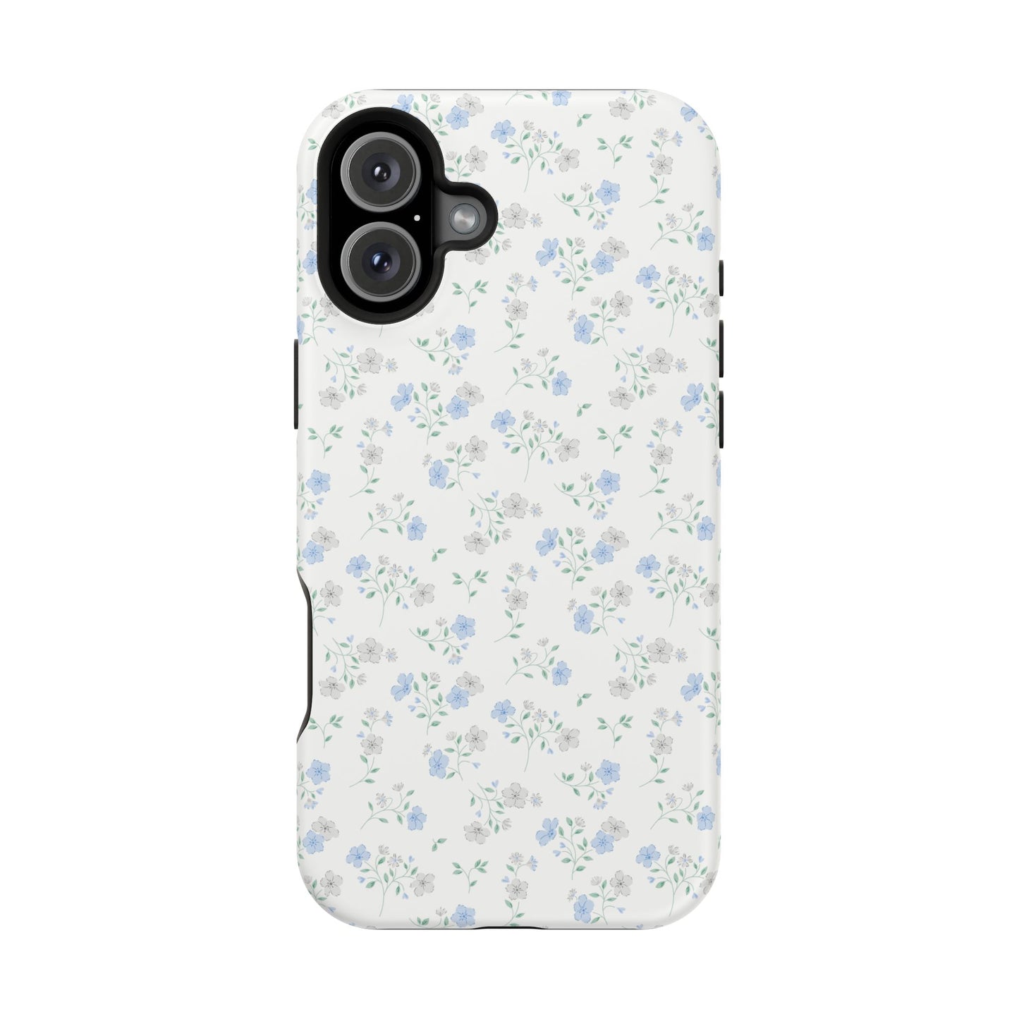 Blue Floral Ditsy iPhone Case