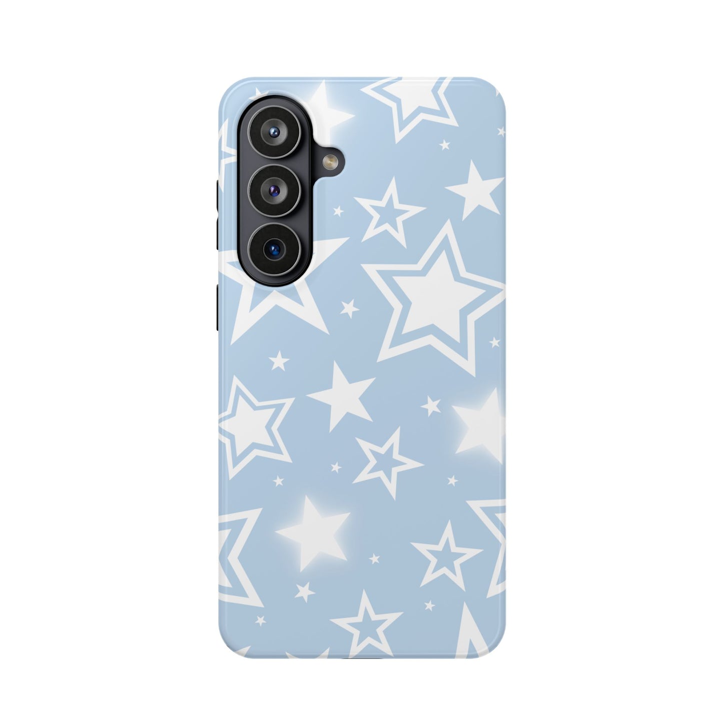Blue Y2K Stars Samsung Case