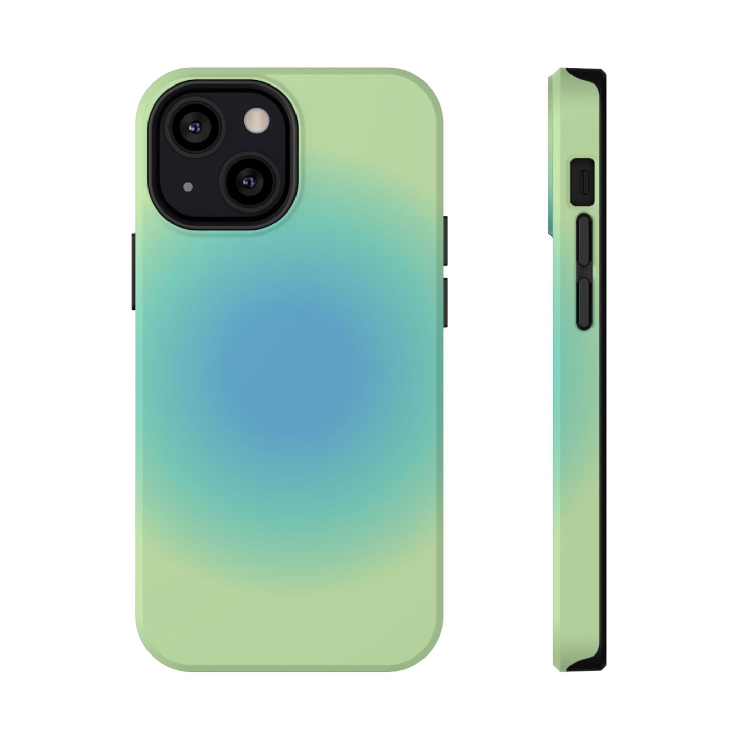 Blue & Green Aura iPhone Case