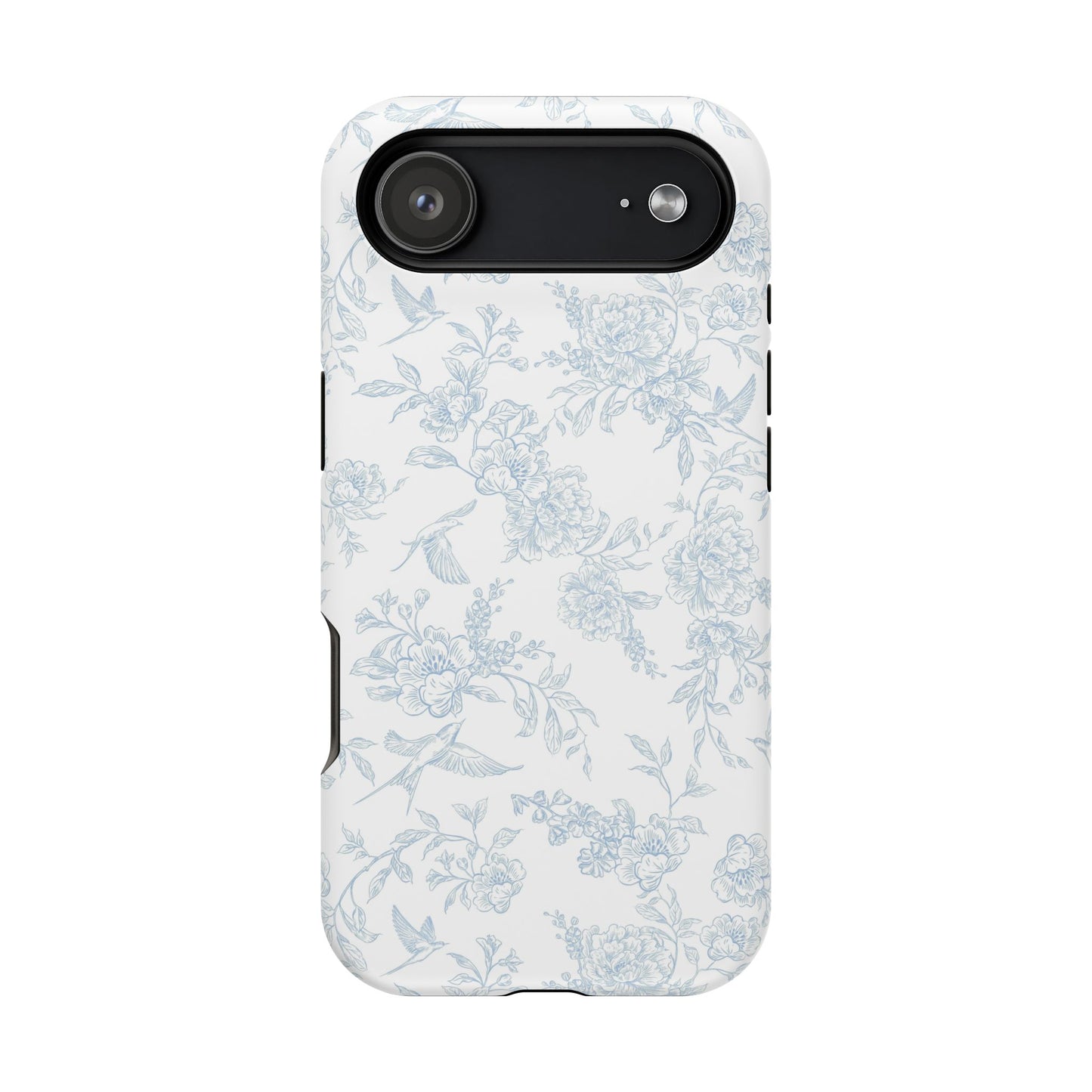 French Blue Toile iPhone Case