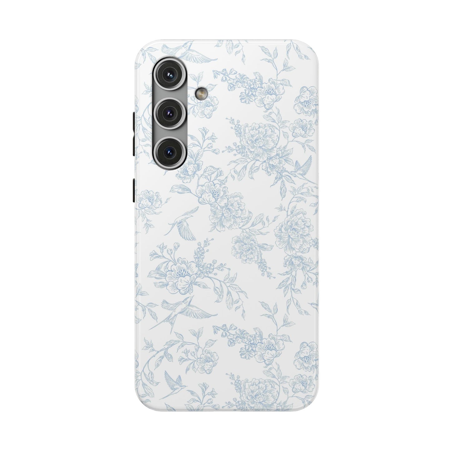 French Blue Toile Samsung Case