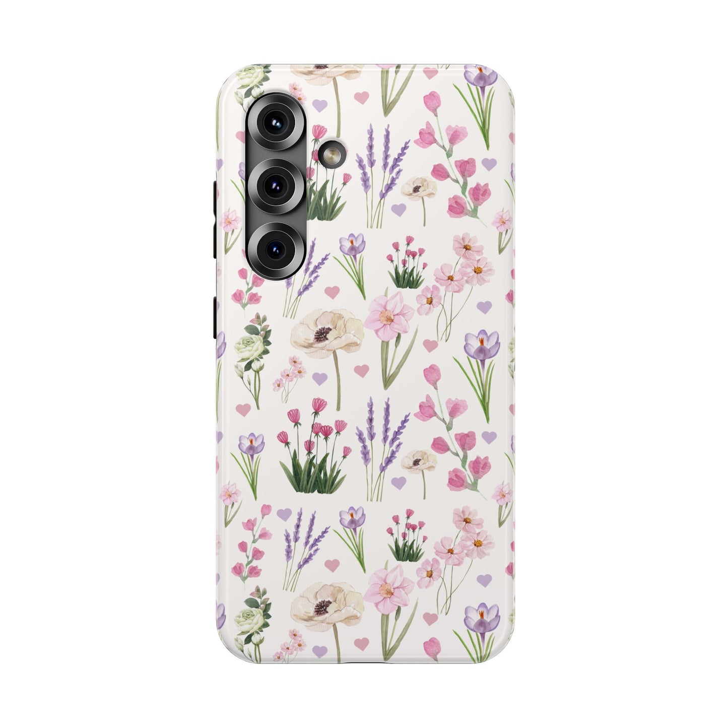 Vintage Purple Floral Samsung Case
