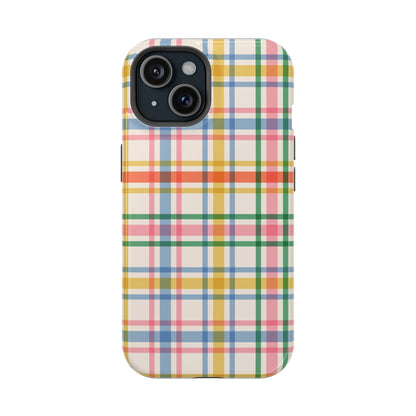 Retro Plaid iPhone Case