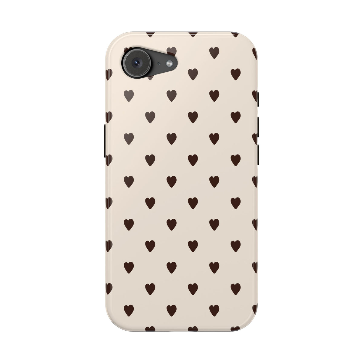 Cocoa Hearts iPhone Case