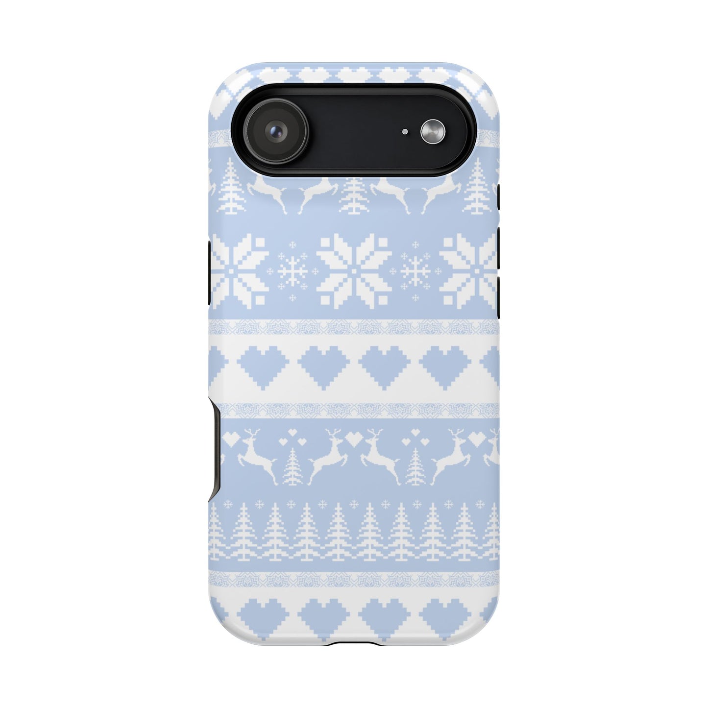 Blue Christmas Sweater iPhone Case