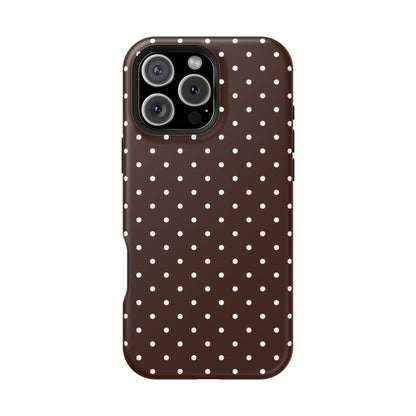 Mocha Mini Dots iPhone Case