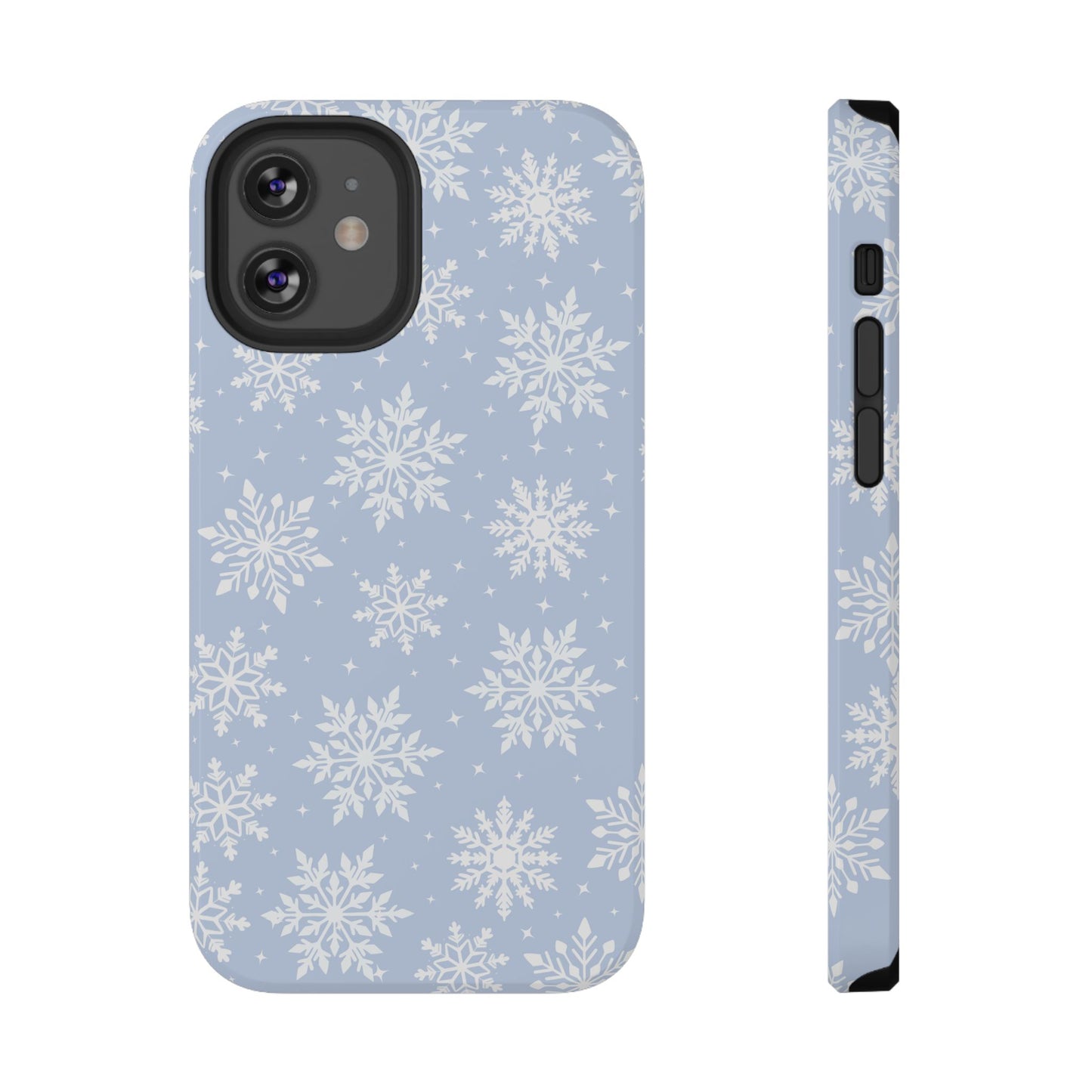 Blue Snowflakes iPhone Case