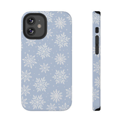 Blue Snowflakes iPhone Case