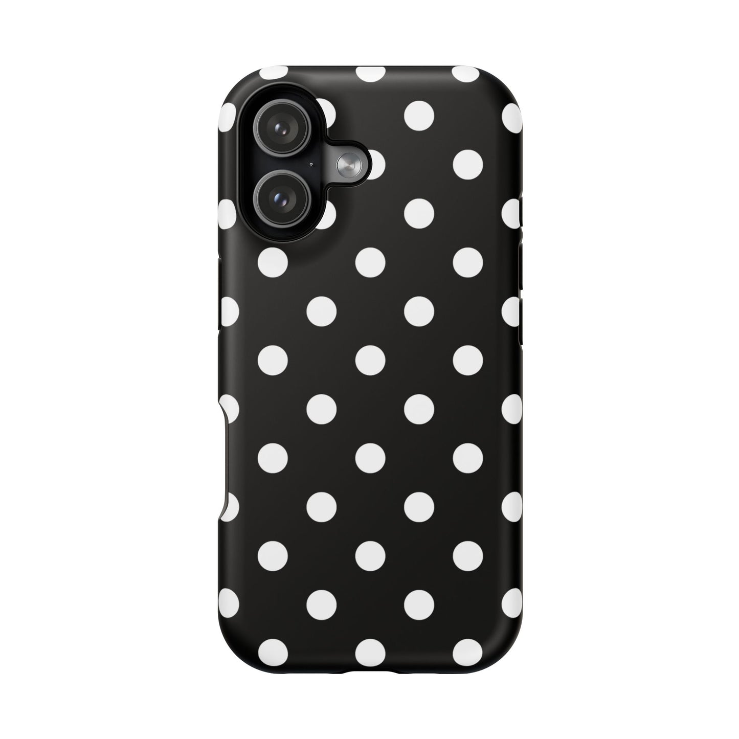 White Polka Dots iPhone Case
