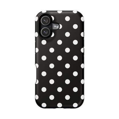 White Polka Dots iPhone Case