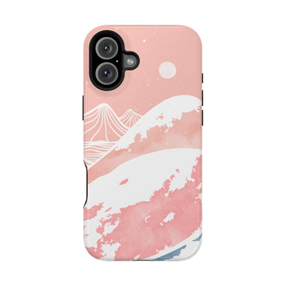 Pink Winter Night iPhone Case
