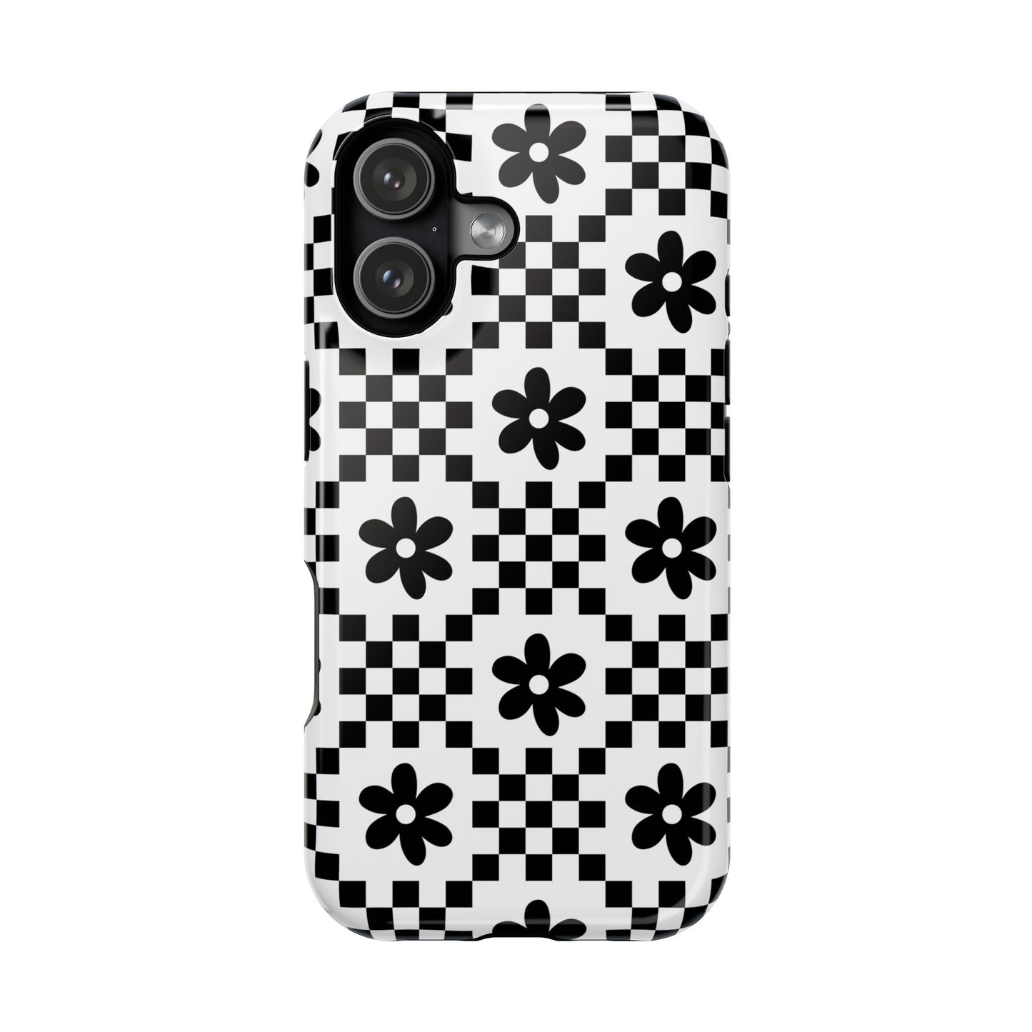 Monochrome Daisy iPhone Case