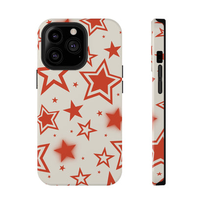 Red Stardust iPhone Case
