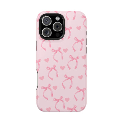Bows & Hearts iPhone Case