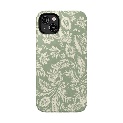 Sage Paisley iPhone Case