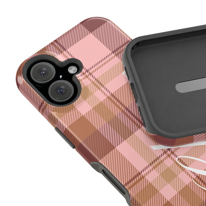 Custom Honey Plaid iPhone Case