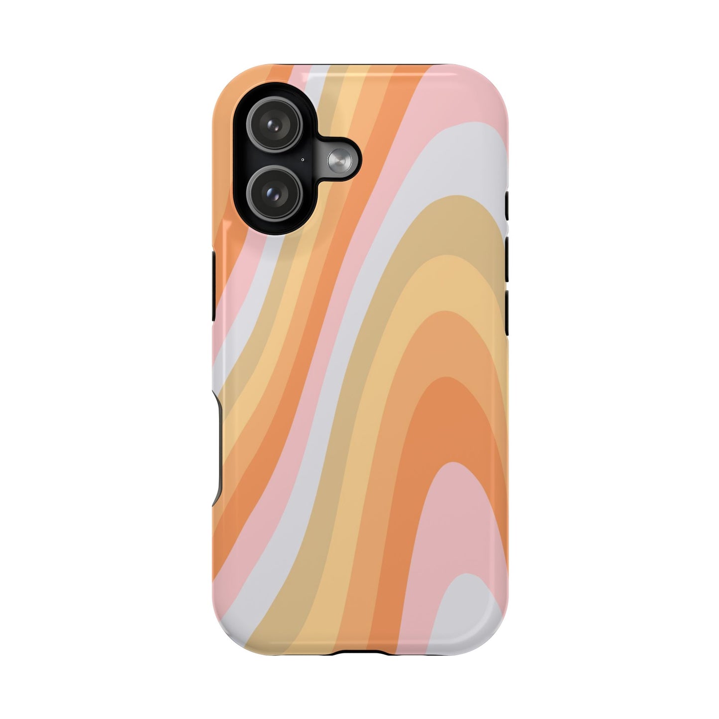 Rainbow Waves iPhone Case