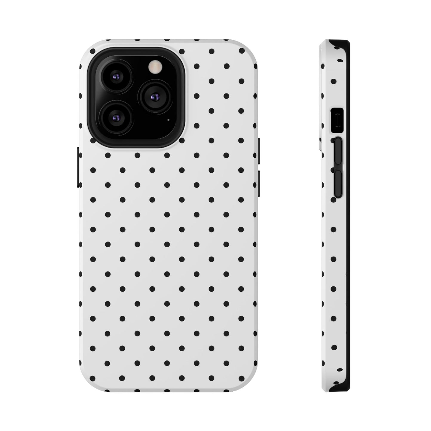 Black Mini Dots iPhone Case