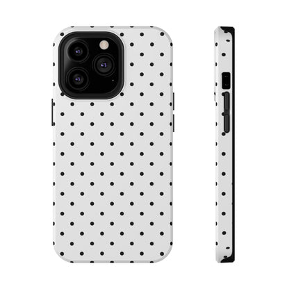 Black Mini Dots iPhone Case