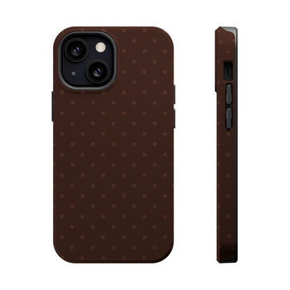 Mocha Mini Dots iPhone Case