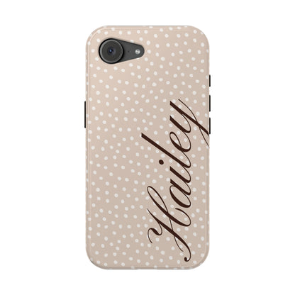 Custom Vanilla Dots iPhone Case