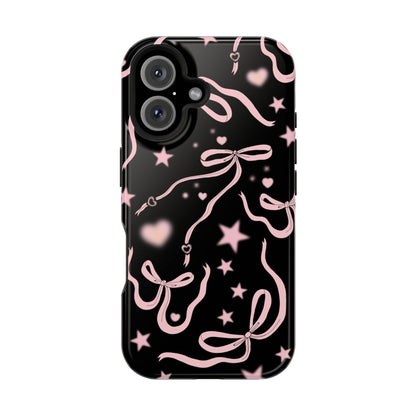 Black Cosmic Bows iPhone Case from Stella Cases