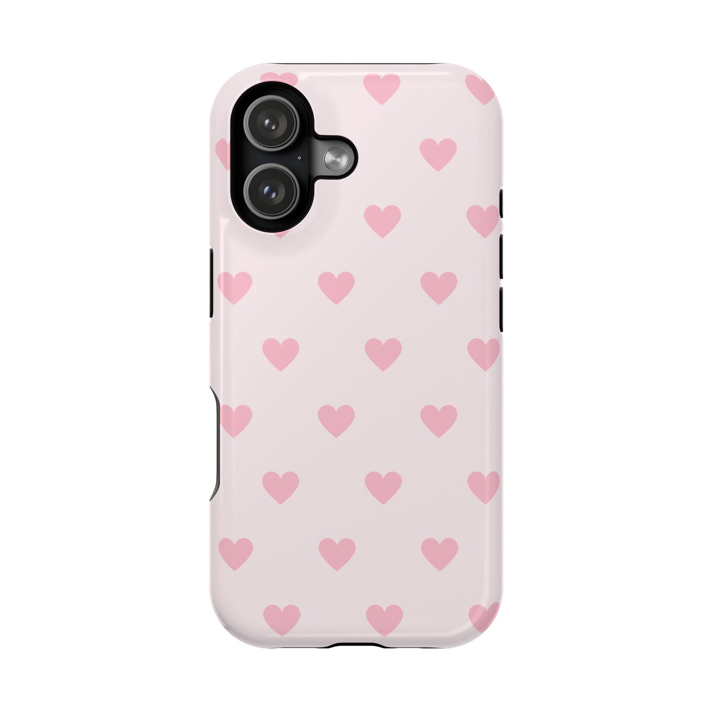 Light Pink Hearts iPhone Case