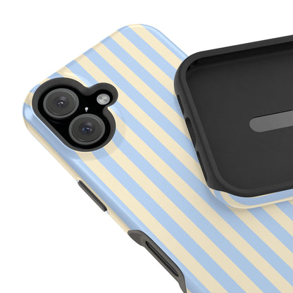Lemon Sky Stripes iPhone Case