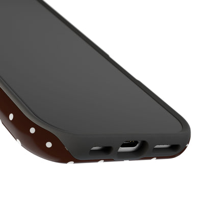 Mocha Mini Dots iPhone Case