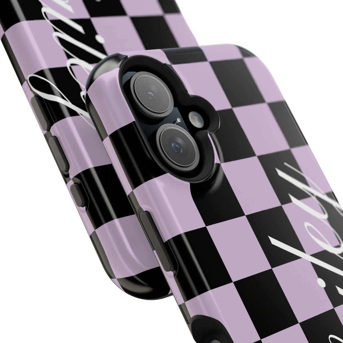 Custom Witchy Checkered iPhone Case