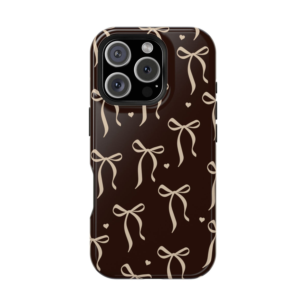 Chocolate Bows iPhone Case