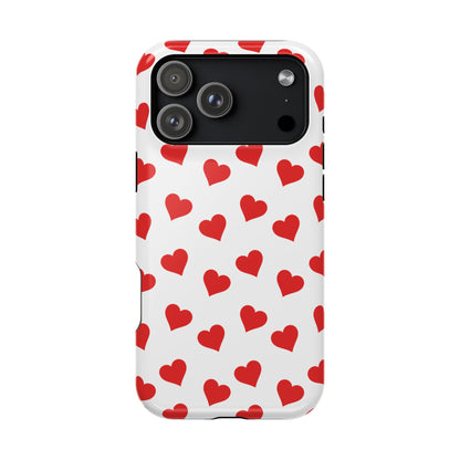 Red Heart Mania iPhone Case