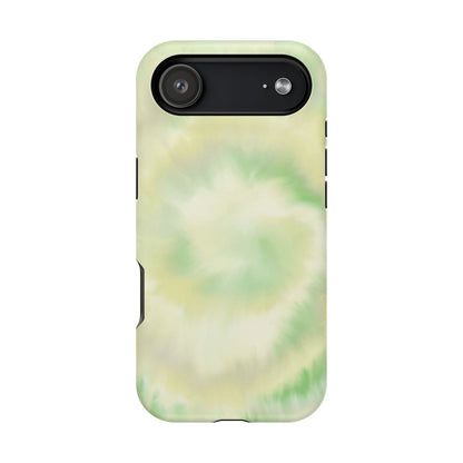 Lime Tie Dye iPhone Case
