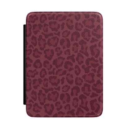 Burgundy Leopard Kindle Case