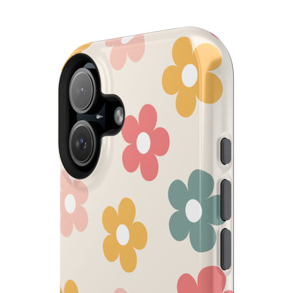 Boho Retro Flowers iPhone Case