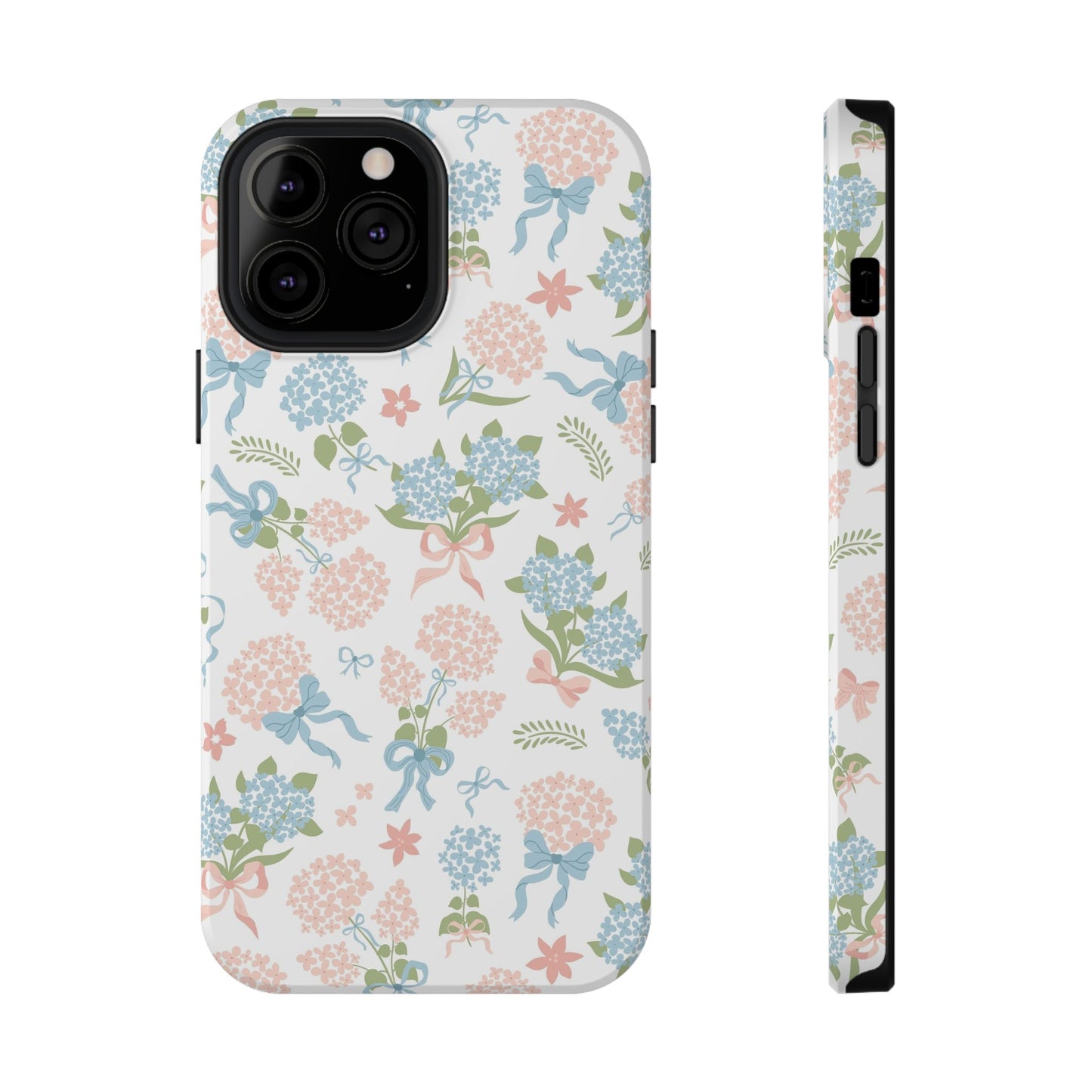 Hydrangea Bows iPhone Case