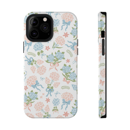 Hydrangea Bows iPhone Case