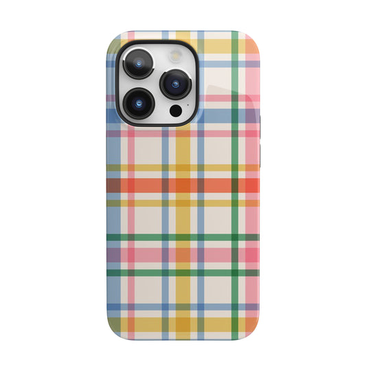 Retro Plaid iPhone Case