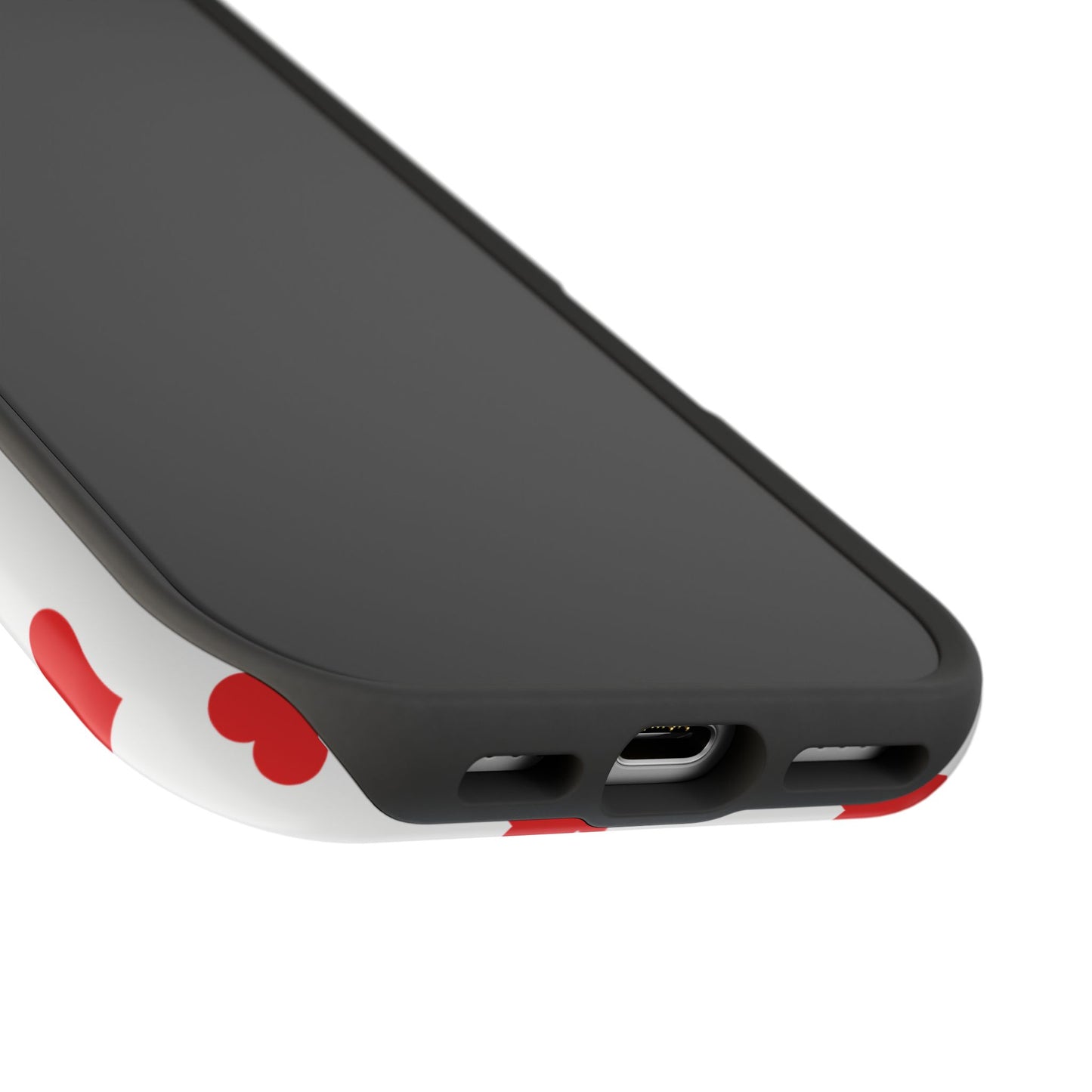 Red Heart Mania iPhone Case